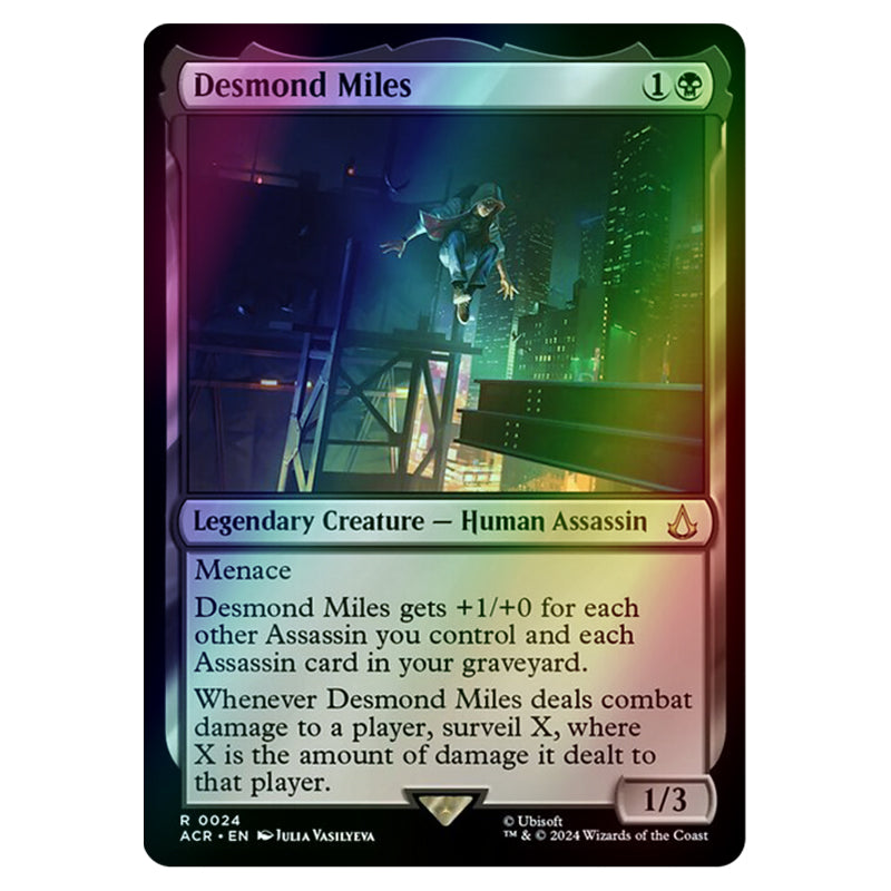desmond miles mtg card Magic The Gathering - Universes Beyond - Assassin's Creed