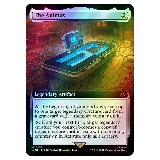 The Animus 0168 card from the Magic The Gathering set Universes Beyond - Assassin's Creed