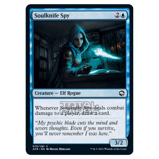 Magic The Gathering - Adventures in the Forgotten Realms - Soulknife Spy - 75/281