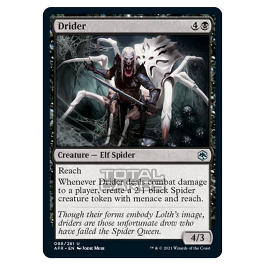 Magic The Gathering - Adventures in the Forgotten Realms - Drider - 98/281
