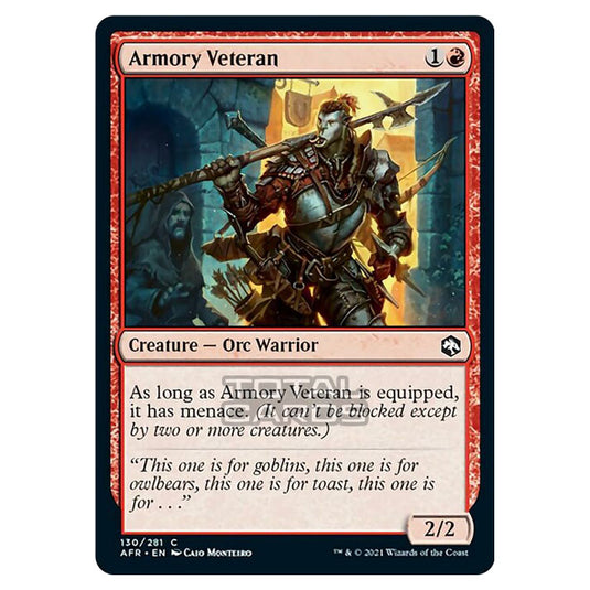 Magic The Gathering - Adventures in the Forgotten Realms - Armory Veteran - 130/281