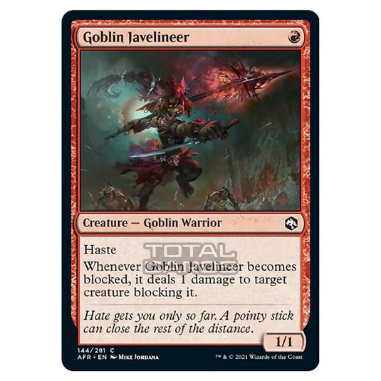 Magic The Gathering - Adventures in the Forgotten Realms - Goblin Javelineer - 144/281