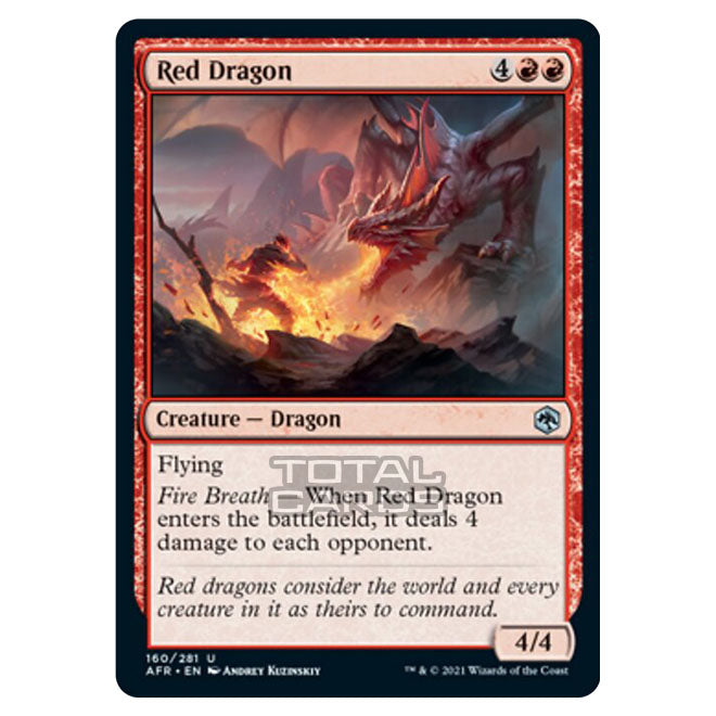 mtg forgotten realms red cards Magic The Gathering - Adventures in the Forgotten Realms