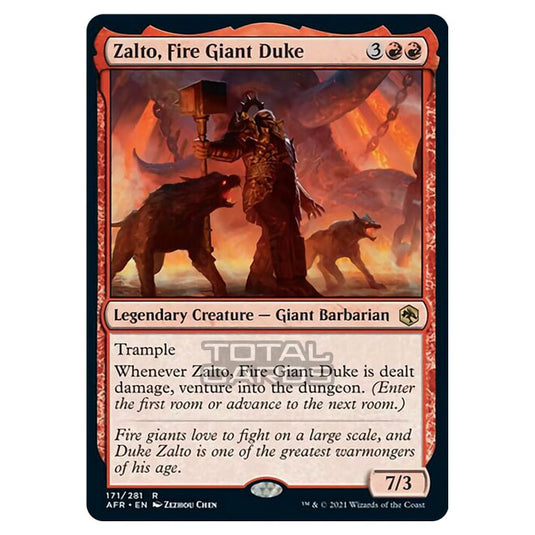 Magic The Gathering - Adventures in the Forgotten Realms - Zalto, Fire Giant Duke - 171/281