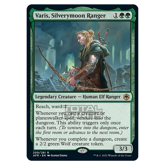 Magic The Gathering - Adventures in the Forgotten Realms - Varis, Silverymoon Ranger - 209/281