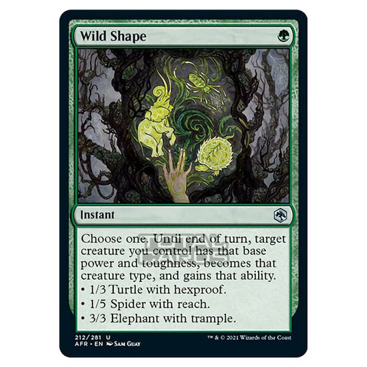 Magic The Gathering - Adventures in the Forgotten Realms - Wild Shape - 212/281