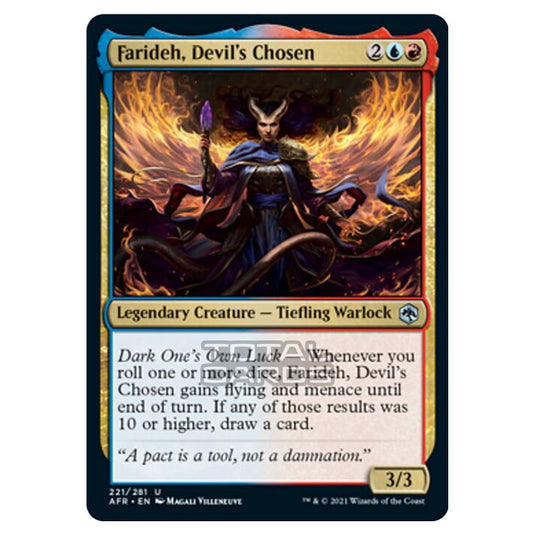 Magic The Gathering - Adventures in the Forgotten Realms - Farideh, Devil's Chosen - 221/281