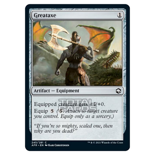 Magic The Gathering - Adventures in the Forgotten Realms - Greataxe - 245/281