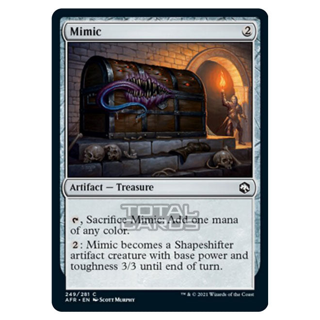 Magic The Gathering - Adventures in the Forgotten Realms - Mimic - 249/281 Magic The Gathering - Adventures in the Forgotten Realms - Mimic - 249/281