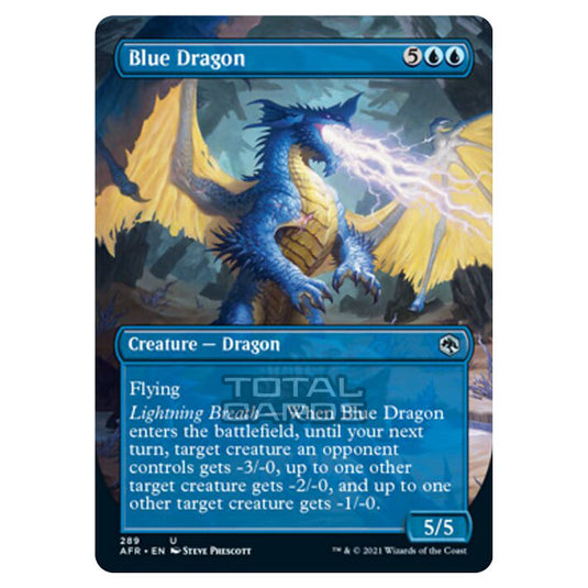 Magic The Gathering - Adventures in the Forgotten Realms - Blue Dragon - 289/281