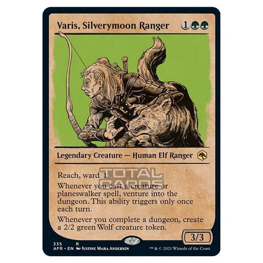 Magic The Gathering - Adventures in the Forgotten Realms - Varis, Silverymoon Ranger - 335/281