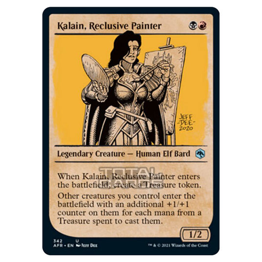 Magic The Gathering - Adventures in the Forgotten Realms - Kalain, Reclusive Painter - 342/281