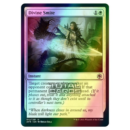 Magic The Gathering - Adventures in the Forgotten Realms - Divine Smite - 12/281 (Foil)