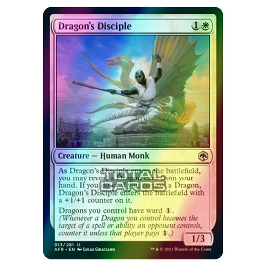 Magic The Gathering - Adventures in the Forgotten Realms - Dragon's Disciple - 13/281 (Foil)