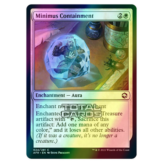 Magic The Gathering - Adventures in the Forgotten Realms - Minimus Containment - 24/281 (Foil)
