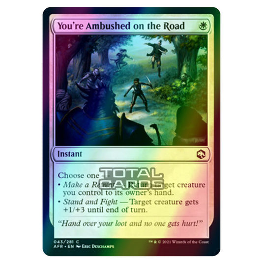 Magic The Gathering - Adventures in the Forgotten Realms - You're Ambushed on the Road - 43/281 (Foil)