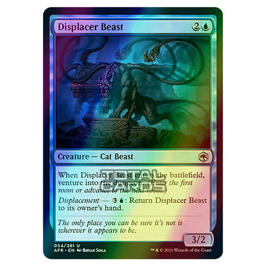 Magic The Gathering - Adventures in the Forgotten Realms - Displacer Beast - 54/281 (Foil)