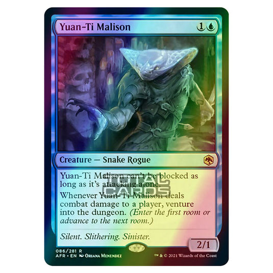 Magic The Gathering - Adventures in the Forgotten Realms - Yuan-Ti Malison - 86/281 (Foil)