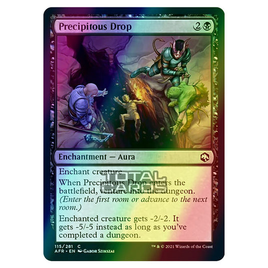Magic The Gathering - Adventures in the Forgotten Realms - Precipitous Drop - 115/281 (Foil)