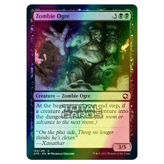Magic The Gathering - Adventures in the Forgotten Realms - Zombie Ogre - 129/281 (Foil)