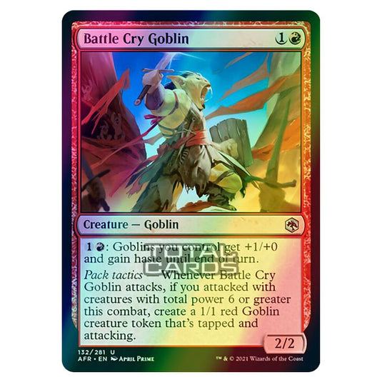 Magic The Gathering - Adventures in the Forgotten Realms - Battle Cry Goblin - 132/281 (Foil)