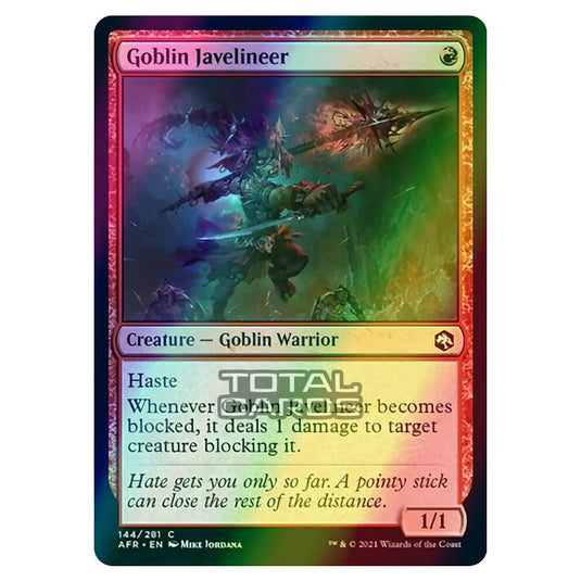 Magic The Gathering - Adventures in the Forgotten Realms - Goblin Javelineer - 144/281 (Foil)