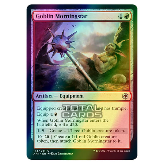 Magic The Gathering - Adventures in the Forgotten Realms - Goblin Morningstar - 145/281 (Foil)