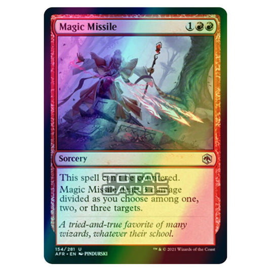Magic The Gathering - Adventures in the Forgotten Realms - Magic Missile - 154/281 (Foil)