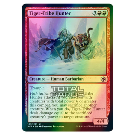 Magic The Gathering - Adventures in the Forgotten Realms - Tiger-Tribe Hunter - 163/281 (Foil)