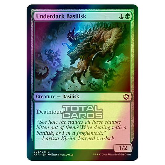 Magic The Gathering - Adventures in the Forgotten Realms - Underdark Basilisk - 208/281 (Foil)
