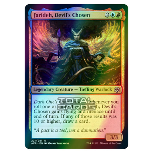 Magic The Gathering - Adventures in the Forgotten Realms - Farideh, Devil's Chosen - 221/281 (Foil)