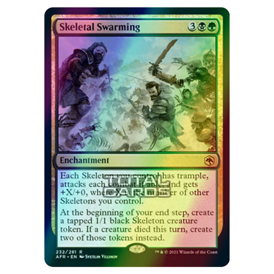 Magic The Gathering - Adventures in the Forgotten Realms - Skeletal Swarming - 232/281 (Foil)