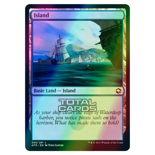 Magic The Gathering - Adventures in the Forgotten Realms - Island - 268/281 (Foil)