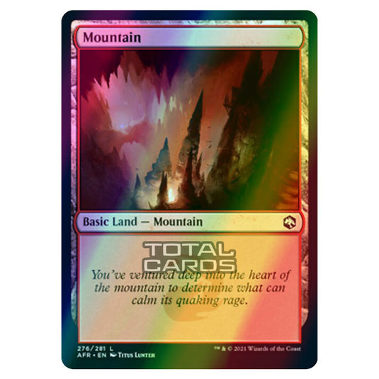 Magic The Gathering - Adventures in the Forgotten Realms - Mountain - 276/281 (Foil)