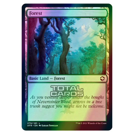 Magic The Gathering - Adventures in the Forgotten Realms - Forest - 279/281 (Foil)