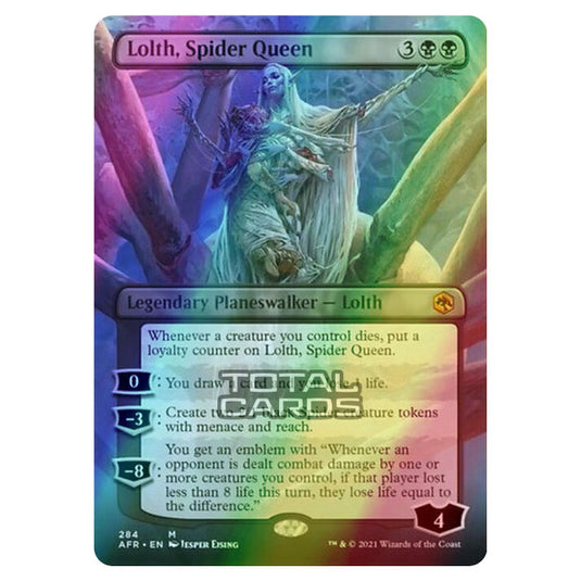 Magic The Gathering - Adventures in the Forgotten Realms - Lolth, Spider Queen - 284/281 (Foil)