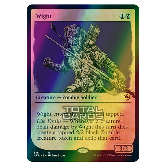 Magic The Gathering - Adventures in the Forgotten Realms - Wight - 316/281 (Foil)