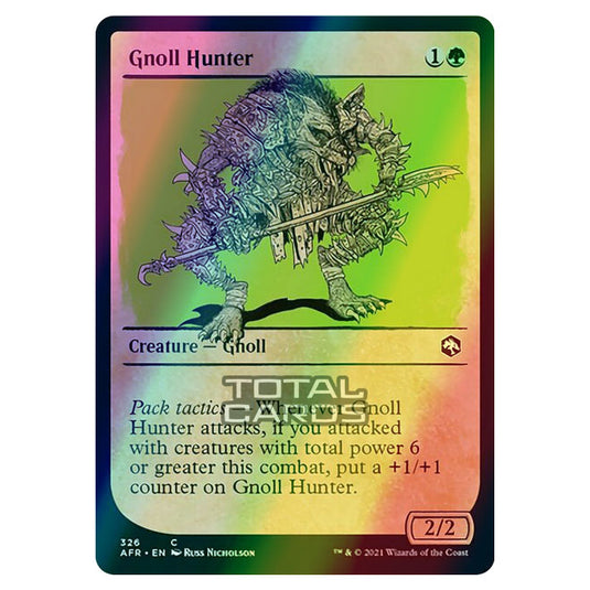 Magic The Gathering - Adventures in the Forgotten Realms - Gnoll Hunter - 326/281 (Foil)