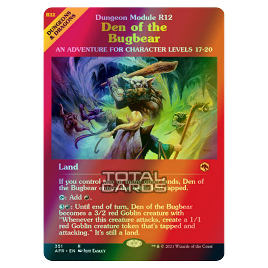 Magic The Gathering - Adventures in the Forgotten Realms - Den of the Bugbear - 351/281 (Foil)