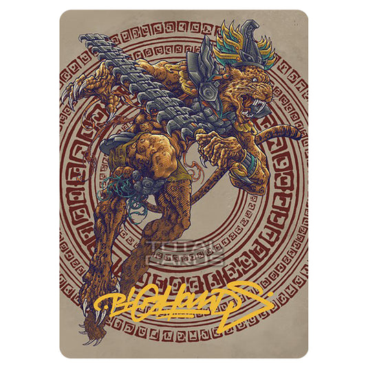Magic The Gathering - The Lost Caverns of Ixalan - Art Series - Sovereign Okinec Ahau - 53/81 (Signed)