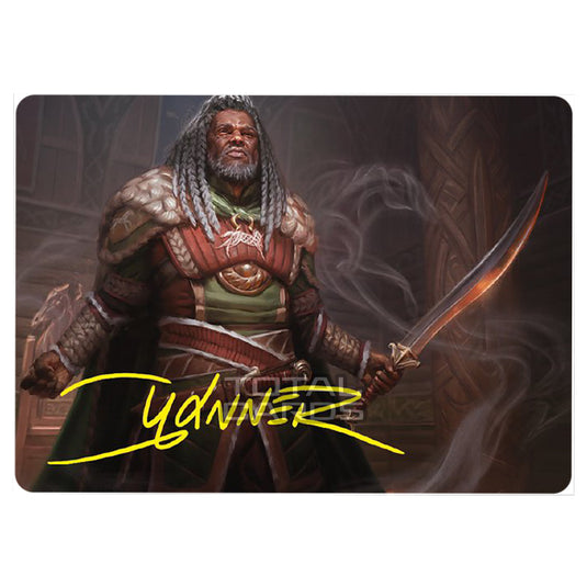 Magic The Gathering - The Lord of the Rings - Tales of Middle-earth - Art Series - Théoden, King of Rohan - 0025 (Signed)