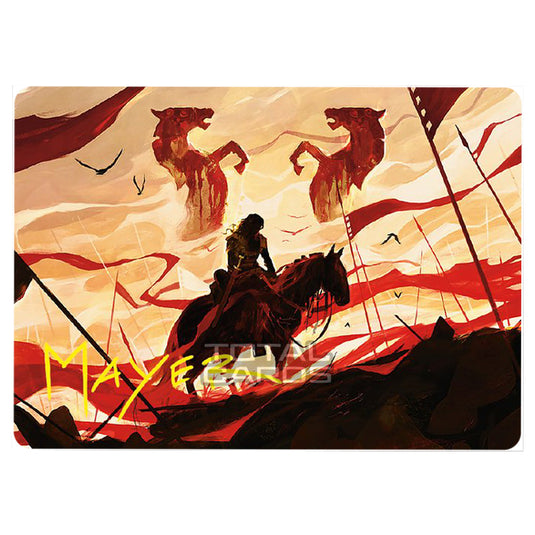 Magic The Gathering - The Lord of the Rings - Tales of Middle-earth - Art Series - Merry, Esquire of Rohan - 0050 (Signed)