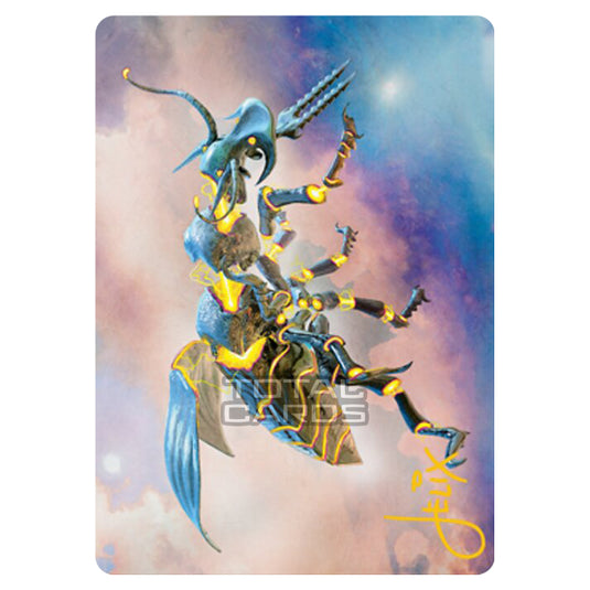 Magic The Gathering - Modern Horizons 2 - Art Series - Zabaz, the Glimmerwasp - 65/81 (Signed)