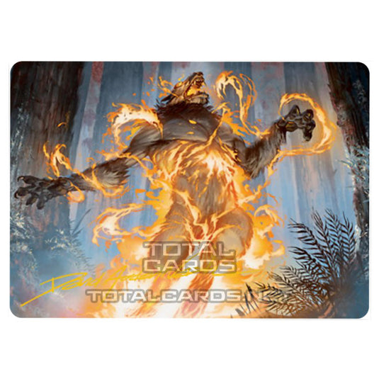 Magic The Gathering - Innistrad - Midnight Hunt - Burn the Accursed - 42/81 (Signed)