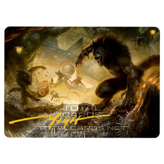 Magic The Gathering - Innistrad - Midnight Hunt - Storm the Festival - 54/81 (Signed)