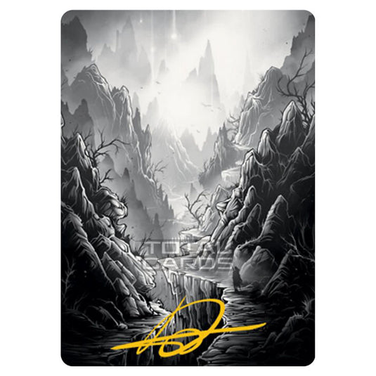 Magic The Gathering - Innistrad - Midnight Hunt - Mountain - 79/81 (Signed)