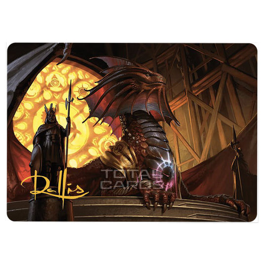 Magic The Gathering - Murders at Karlov Manor - Art Series - Niv-Mizzet, Guildpact - 0021 (Signed)