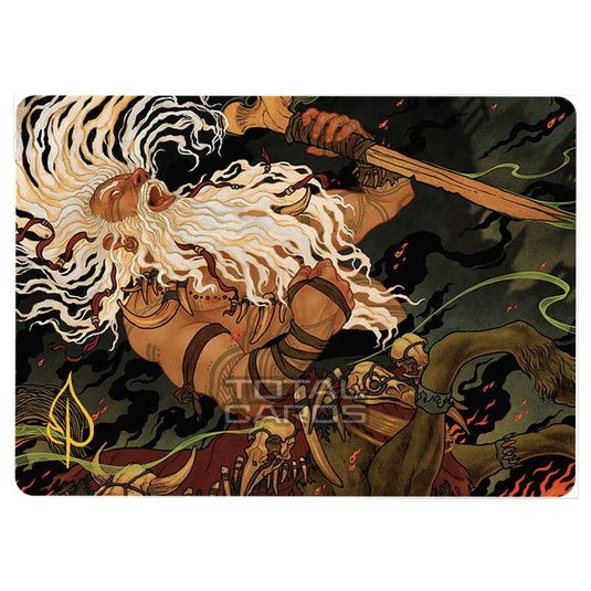 Magic The Gathering - Murders at Karlov Manor - Art Series - Yarus, Roar of the Old Gods - 0046 (Signed)