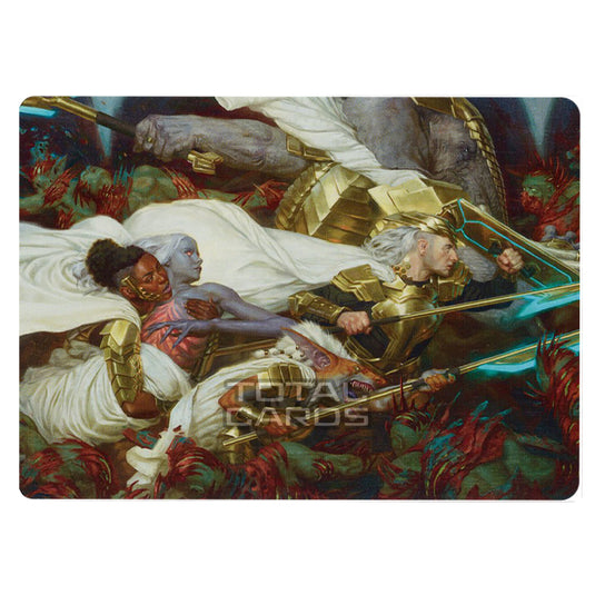 Magic The Gathering - March of the Machine - Art Series - Storm the Seedcore - 0041