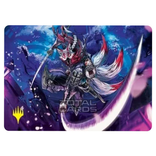 Magic The Gathering - Kamigawa - Neon Dynasty - Blade-Blizzard kitsune - 47/81 (Signed)